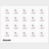 Muis Ballet I Dance Ronde Sticker (Vel)