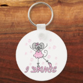 Muis Ballet I Dance Sleutelhanger (Voorkant)
