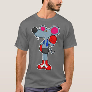 Muis bij Boksen met Bokshandschoenen 1 T-shirt