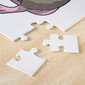 Muis bij Boxing met gebarsten handschoenen Legpuzzel (Zijkant)