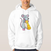 Muis bij Chess met Chess-stuk Pawn Hoodie (Voorkant)