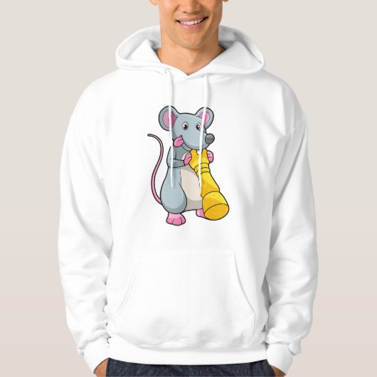 Muis bij Chess met Chess-stuk Pawn Hoodie (Voorkant)