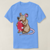 Muis bij met chips t-shirt (Design voorkant)