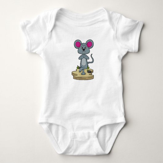 Muis bij Yoga Fitness Romper (Voorkant)
