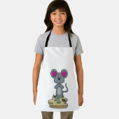 Muis bij Yoga Fitness Schort (Insitu)