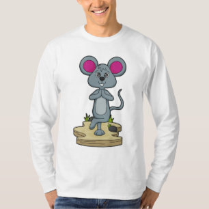 Muis bij Yoga Fitness T-shirt
