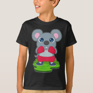 Muis Bokshandschoenen Boksen T-shirt
