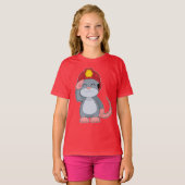 Muis Brandweerman Brandweerhelm Brandweer T-shirt (Voorkant volledig)