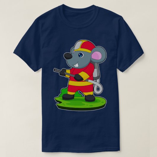 Muis brandweerslang t-shirt (Design voorkant)