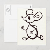 Muis Briefkaart (Voorkant / Achterkant)
