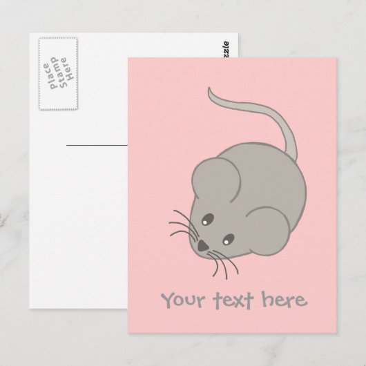 Muis Briefkaart (Voorkant / Achterkant)