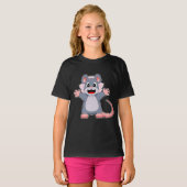 Muis Bruids Sluier Trouwen T-shirt (Voorkant volledig)
