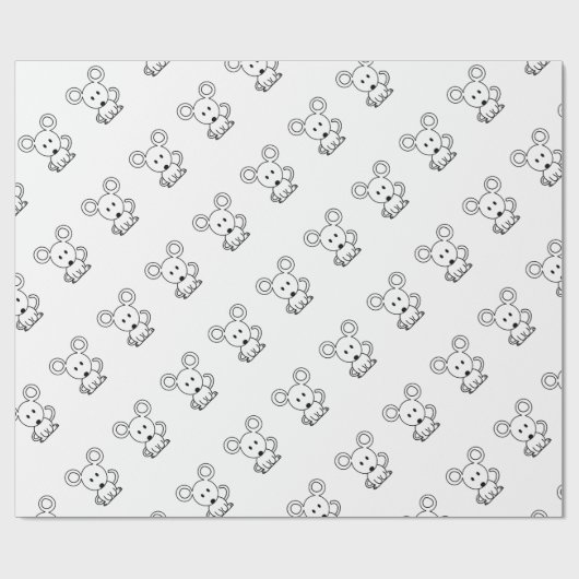 Muis Cadeaupapier (Vlak)