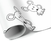 Muis Cadeaupapier (Rol Hoek)