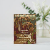 Muis Camouflage Invitaties Kaart (Staand voorkant)