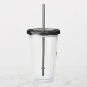Muis Cappuccino Acryl Drinkbeker (Rechts)