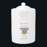Muis Cappuccino Theepot<br><div class="desc">Muis Cappuccino Acryl Tumbler Elke ochtend wordt Mauccino wakker om een bad te nemen in een kopje hete koffie en hij nodigt je uit om met hem mee te doen.</div>