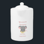 Muis Cappuccino Theepot<br><div class="desc">Muis Cappuccino Acryl Tumbler Elke ochtend wordt Mauccino wakker om een bad te nemen in een kopje hete koffie en hij nodigt je uit om met hem mee te doen.</div>