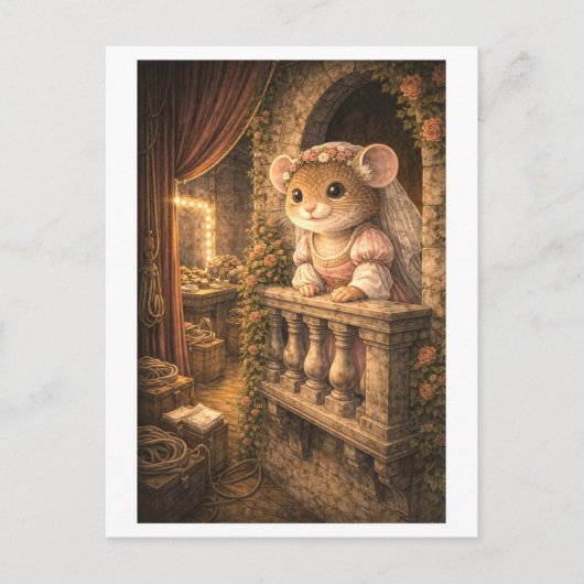 Muis carrière als acteur/actrice briefkaart (Voorkant)