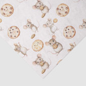 Muis Cookie Kids Verjaardag Tissue Papier (Detail)