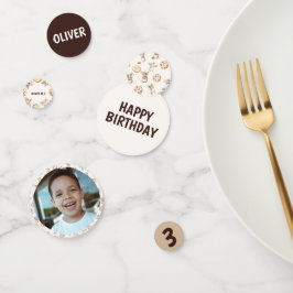 Muis & Cookie Verjaardag Feesttafel Confetti