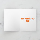 Muis Cowboy Verjaardag Kaart (Binnen)