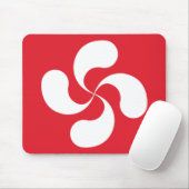 Muis Croix Basque-tapis "Lauburu" Muismat (Met muis)