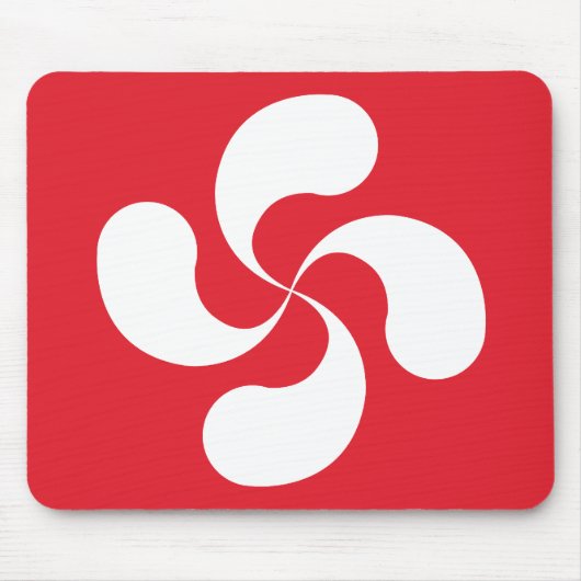 Muis Croix Basque-tapis "Lauburu" Muismat (Voorkant)