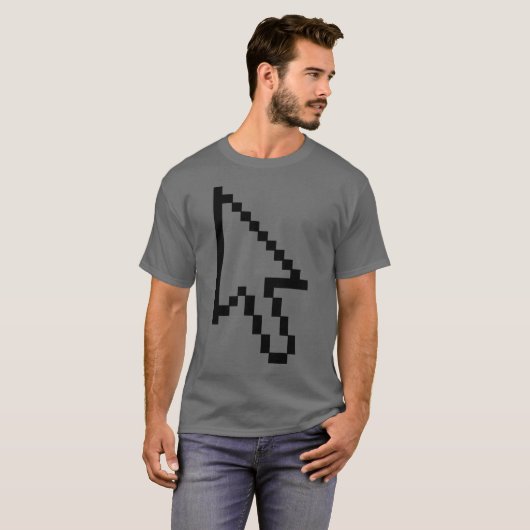 Muis Cursor Arrow Grafisch T-shirt (Voorkant volledig)
