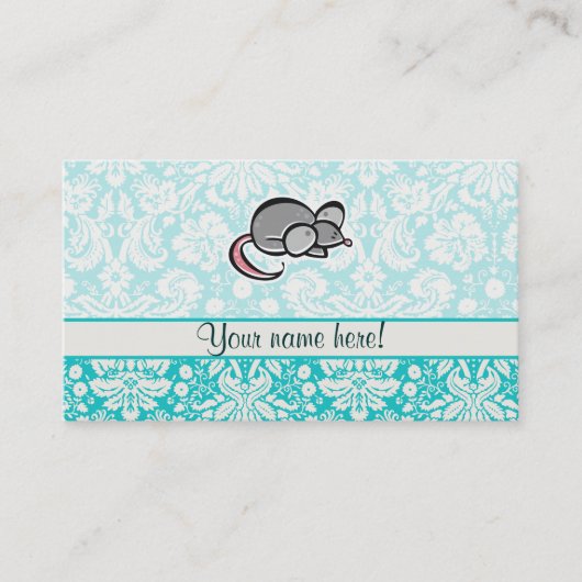 muis; Cute Visitekaartje (Voorkant)