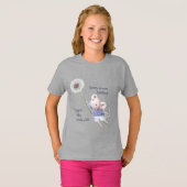 Muis Dandelion elke droom Eenvoudige wens T-shirt (Voorkant volledig)