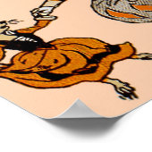 muis danst met een kat poster (Hoek)