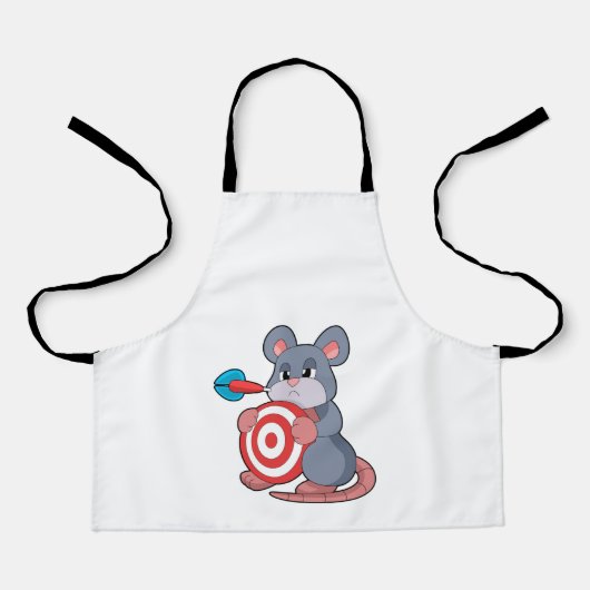 Muis Darts Dart Dartboard Schort (Voorkant)