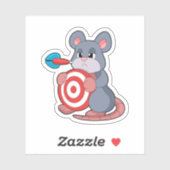 Muis Darts Dart Dartboard Sticker (Vel)