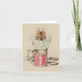 Muis die de Kaart van de krantennota leest (Voorkant)