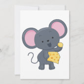 Muis die kaas eet kaart (Voorkant)