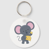 Muis die kaas eet sleutelhanger (Voorkant)
