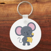Muis die kaas eet sleutelhanger (Voorkant)