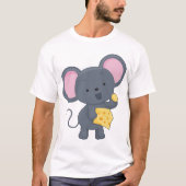 Muis die kaas eet t-shirt (Voorkant)