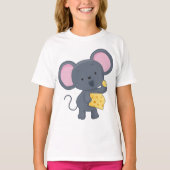 Muis die kaas eet t-shirt (Voorkant)