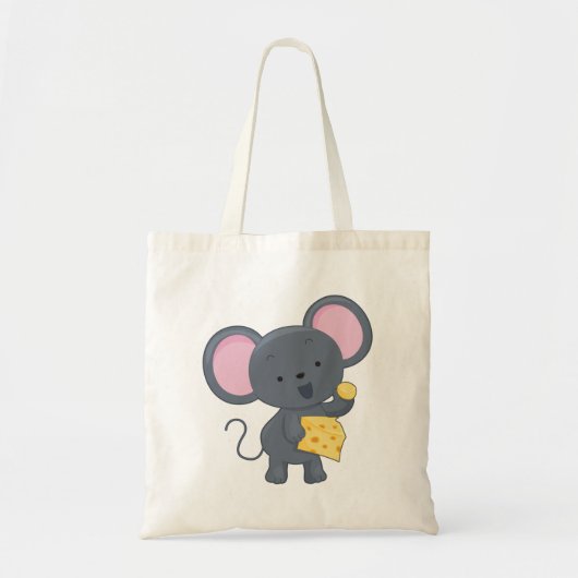 Muis die kaas eet tote bag (Voorkant)