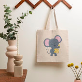 Muis die kaas eet tote bag