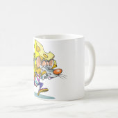 Muis die kaas Mok vervoert (Voorkant rechts)