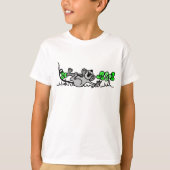 Muis die speelt in shamrocks t-shirt (Voorkant)