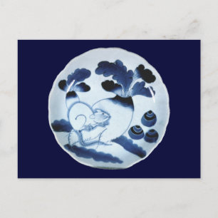 Muis die turnip eet, Japanse fijne kunst Briefkaart