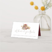 Muis eet Drink geeft Names Happy Friendsgiving Plaatskaartje (Voorkant)