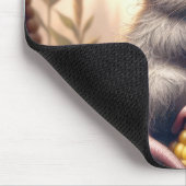 Muis eet maïs op de kolf muismat (Hoek)