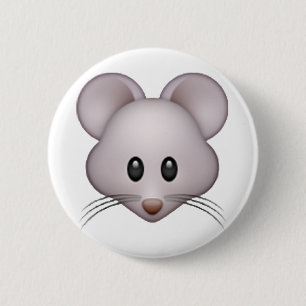 Muis - Emoji Ronde Button 5,7 Cm
