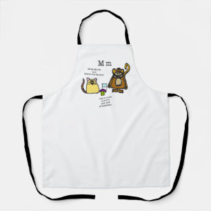 Muis en aap schort