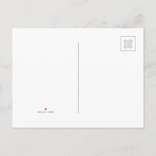 Muis en bellen aankondigingskaart (Achterkant)